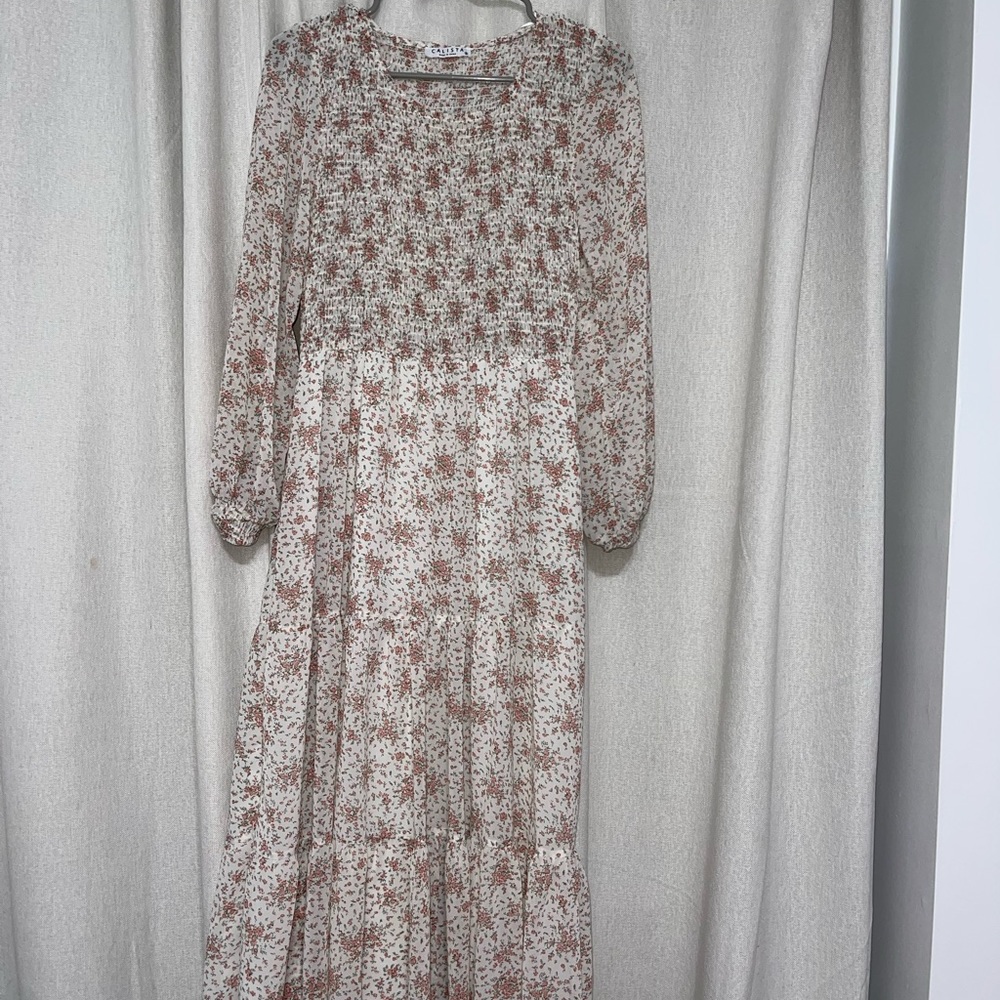 Floral midi dress